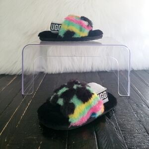 Ugg Checkered Slip-On Sandals Toddler Girl Size 7